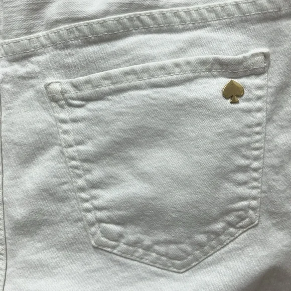 KATE SPADE WHITE SLIM JEANS BROOME STREET‎ SIZE 29 - Picture 3 of 8